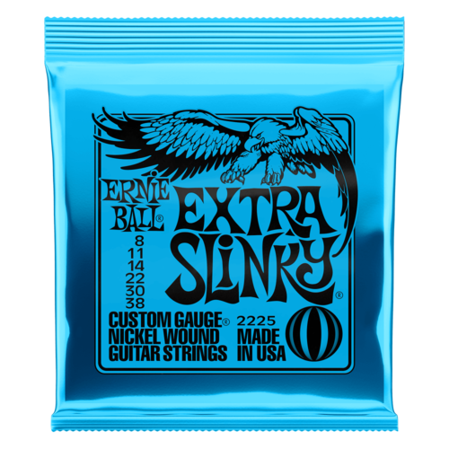 Ernie Ball Ernie Ball 2225 Extra Slinky Nickel Wound Electric Strings Custom 8-38