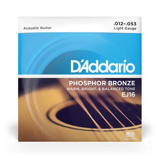 D'Addario D’Addario Phosphor Bronze Acoustic Light 12 - 53