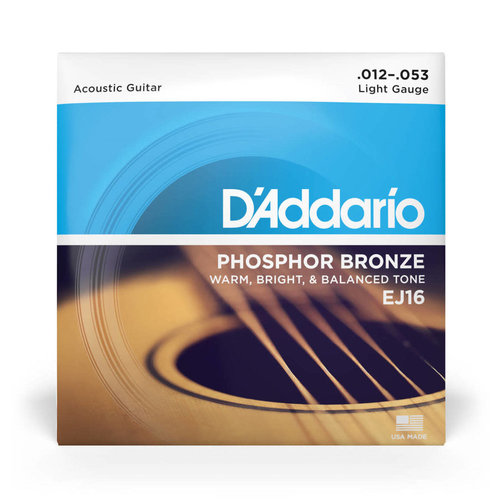 D'Addario D’Addario Phosphor Bronze Acoustic Light 12 - 53