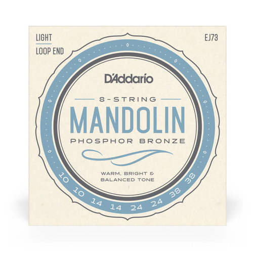 D'Addario D'addario EJ73 Phosphor Bronze Mandolin 8-Strings Light