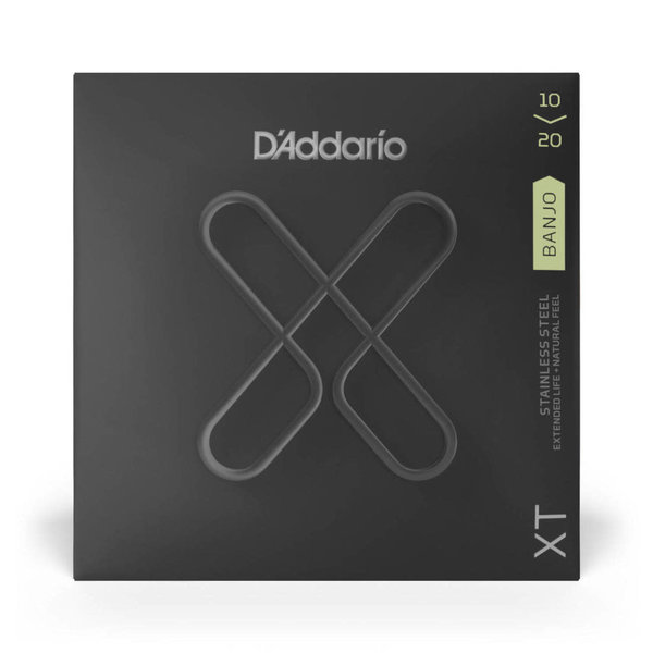 D'Addario D’Addario XTJ1020 XT Stainless Steel Banjo Strings Medium/Light 10-20