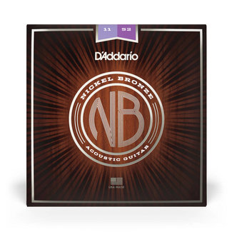 D'Addario D’Addario NB1152 Nickel Bronze Acoustic Strings Custom Light 11-52