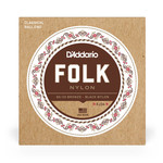 D'Addario D’Addario EJ34 80/20 Bronze Folk Nylon Classical Strings Black