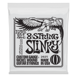 Ernie Ball Ernie Ball 2625 Nickel Wound Slinky Electric 8-String Strings 10-74
