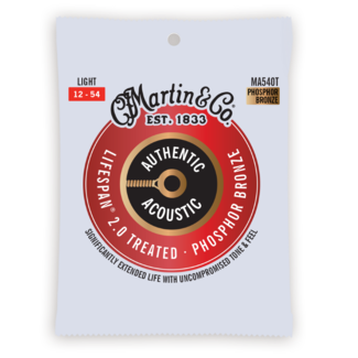 Martin & Co Martin & Co MA540T Phosphor Bronze Authentic Acoustic Lifespan 2.0 Strings Light 12-52