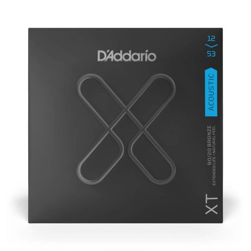 D'Addario D’Addario XTABR1253 XT 80/20 Bronze Acoustic Strings Light 12-53
