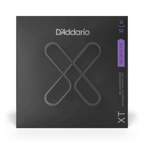 D'Addario D’Addario XTABR1152 XT 80/20 Bronze Acoustic Strings 11-52