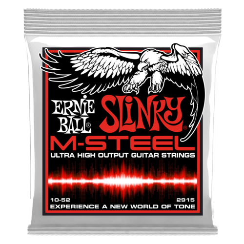 Ernie Ball Ernie Ball 2915 Skinny Top Heavy Bottom Slinky M-Steel Electric Strings 10-52