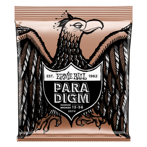 Ernie Ball *Ernie Ball 2074 Phosphor Bronze Paradigm Acoustic Strings 13-56