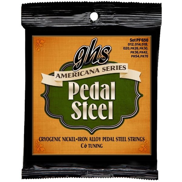 GHS GHS GHS-PF650 Americana Series Pedal Steel C6 Tuning Strings