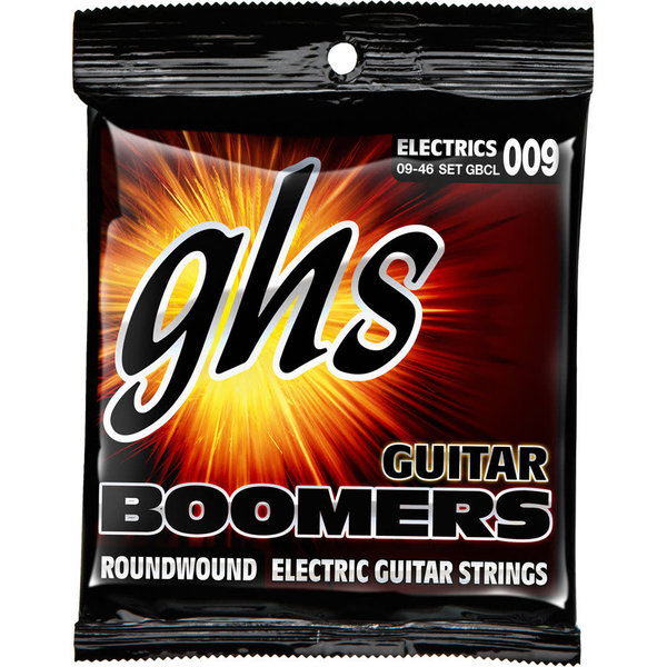 GHS GHS GBCL Boomers Roundwound Electric Strings Custom Light 9-46