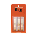 D'Addario RIA0315 Rico Soprano Saxophone Unfiled Reeds Strength 1.5 (3-Pack)