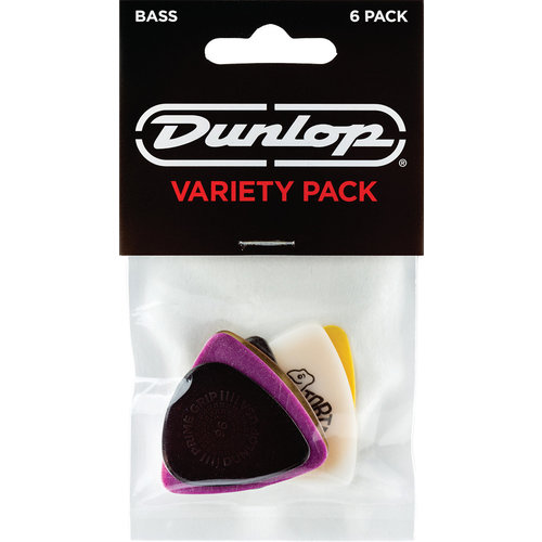 Jim Dunlop Dunlop PVP117 Variety Pack Bass Picks (6-Pack)