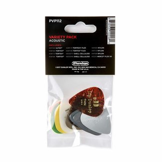 Jim Dunlop Dunlop Variety Pack Acoustic Guitar Picks (12-Pack)