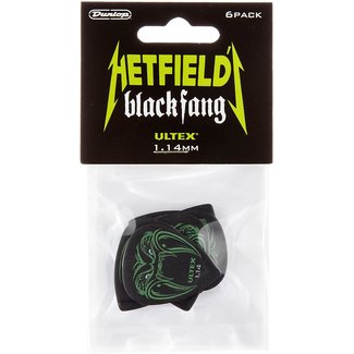 Jim Dunlop Dunlop Hetfield Black Fang Guitar Picks 1.14mm (6-Pack)