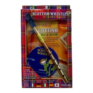 Walton Scottish Tin Whistle Pack + CD