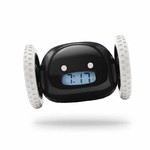 Clocky Clocky Alarm Clock on Wheels for Heavy Sleepers Black