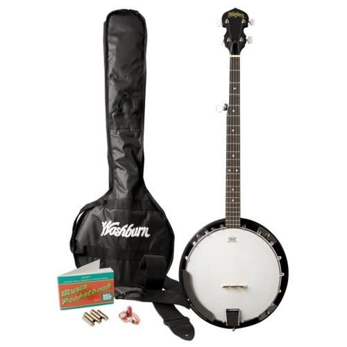 Washburn Washburn B8K-A Banjo Pack with 5-string Resonator Banjo