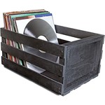 Ultralink Ultralink Wooden Record Storage Crate
