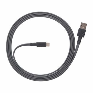 Ventev Ventev Charge/Sync Flat USB-C Cable 6ft Gray