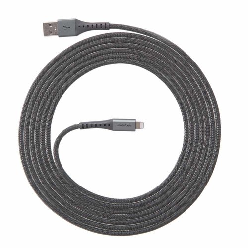 Ventev Ventev ChargeSync Alloy Lightning Cable 10ft Steel