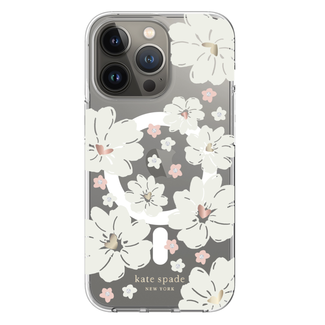Kate Spade Kate Spade Protective Hardshell Case with MagSafe Classic Peony Rose Gold Foil for iPhone 14 Plus