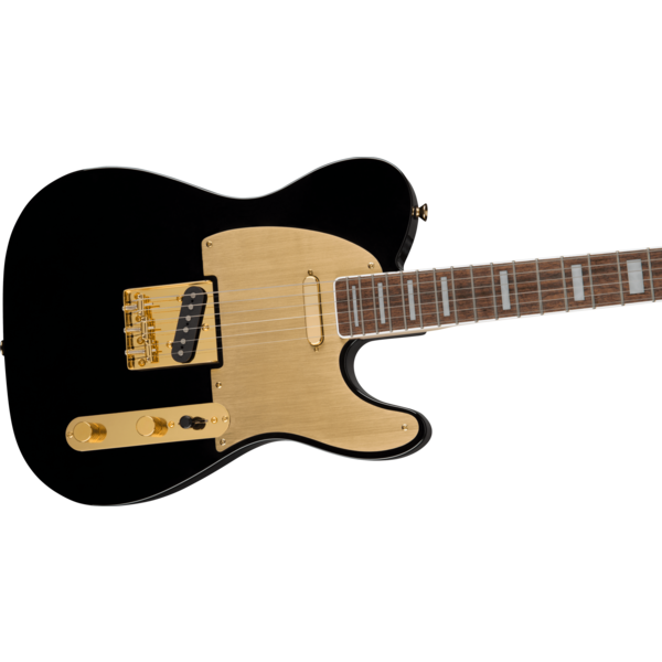 Fender Fender Squier 40th Anniversary Telecaster® Gold Edition Gold Anodized Pickguard Black