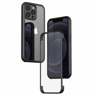Valenta *CLEARANCE* Valenta Full Cover Tempered Glass Case Black for iPhone 14 Pro