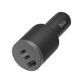 Otterbox Otterbox Premium Pro Dual USB-C Car Charger with Extra USB-A 72W Nightshade