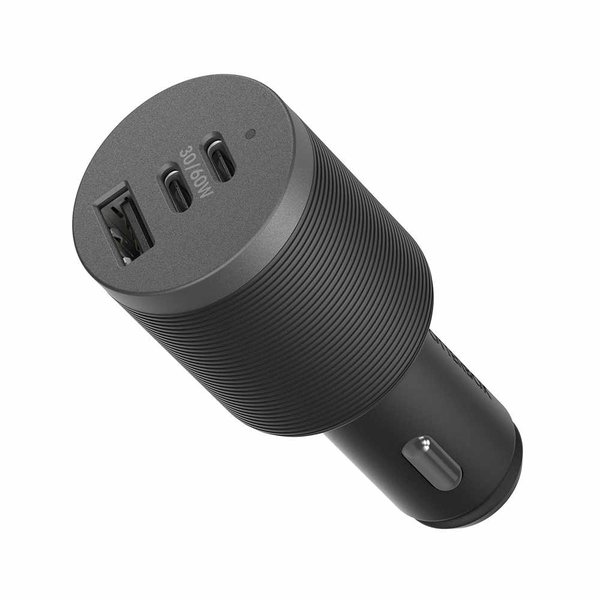 Otterbox Otterbox Premium Pro Dual USB-C Car Charger with Extra USB-A 72W Nightshade