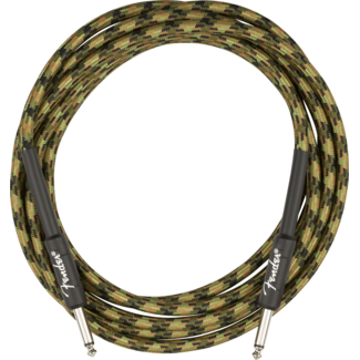 Fender Fender Professional Series Instrument Cable 10' Woodland Camo