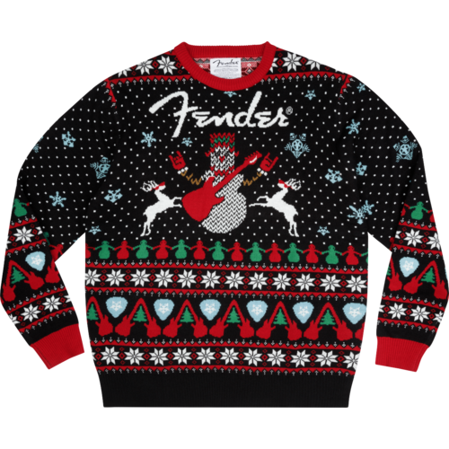 Fender Fender® Ugly Christmas Sweater Black Large