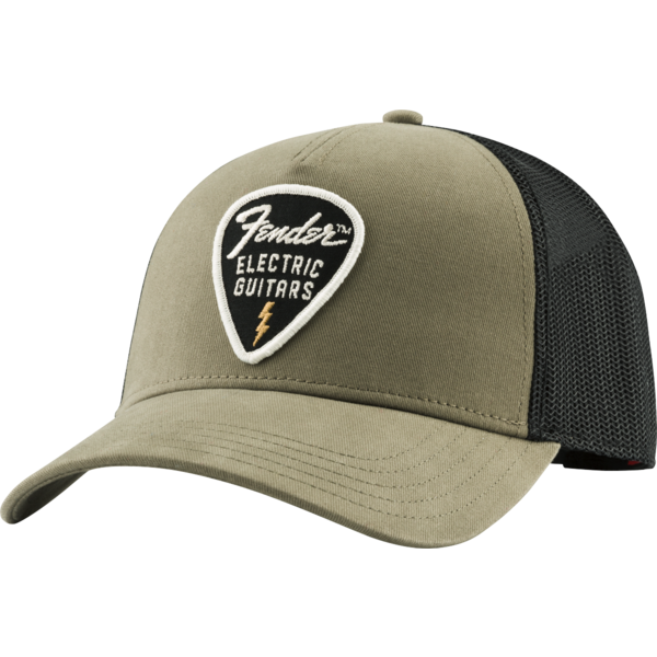 Fender Fender™ Snap Back Pick Patch Hat Olive