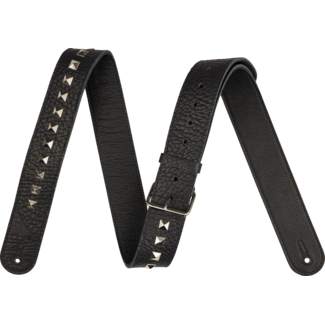 Jackson Jackson® Metal Stud Leather Strap Black 2.5"