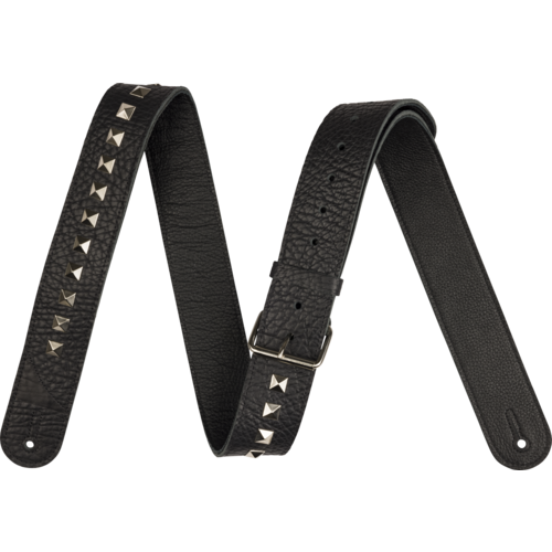 Jackson Jackson® Metal Stud Leather Strap Black 2.5"