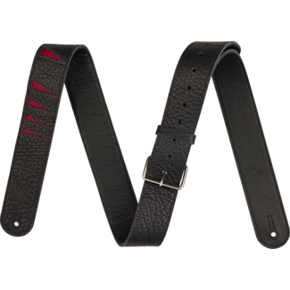 Jackson Jackson® Shark Fin Leather Strap Red and Black 2"