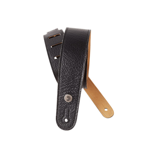 D'Addario D'addario 20GL00 Slim Garment Leather Guitar Strap Black