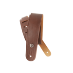 D'Addario D'addario 20GL01 Slim Garment Leather Guitar Strap Brown