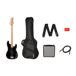 Fender Fender  Affinity Series™ Precision Bass® PJ Pack Black with Gig Bag and Rumble 15 amp