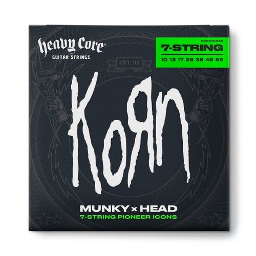 Jim Dunlop Dunlop Heavy Core Korn Signature Series 7-string Electric Guitar String Set 10-65