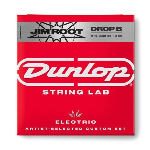 Jim Dunlop Dunlop Jim Root Signature String Lab Series Drop B Electric Guitar String Set 11-56