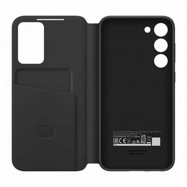 Samsung *CL Samsung Smart Clear View Wallet Case Black for Samsung Galaxy S23+