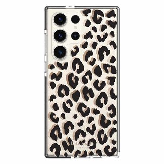 Kate Spade Kate Spade Defensive Hardshell Case City Leopard Black for Samsung Galaxy S23 Ultra