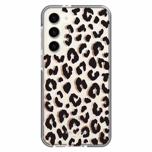 Kate Spade Kate Spade Defensive Hardshell Case Galaxy Leopard Black for Samsung Galaxy S23+