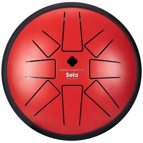 Sela Percussion Sela Percussion SE362 6" Melody Tongue Drum F Minor Red