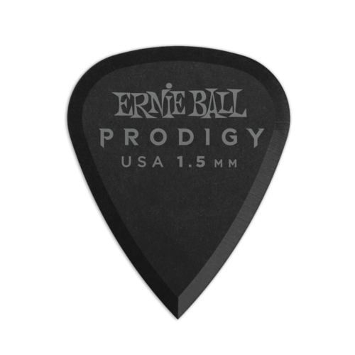 Ernie Ball Ernie Ball Black Standard Prodigy Picks 1.5mm 6 Pack