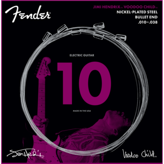 Fender Fender Hendrix Voodoo Child™ Bullet End Nickel Plated Steel Strings 10-38