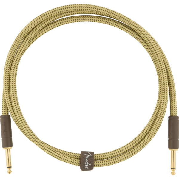 Fender Fender Deluxe Series Instrument Cable, Straight/Straight 10' Tweed