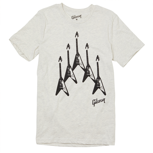 Gibson Flying V Formation T-Shirt Large