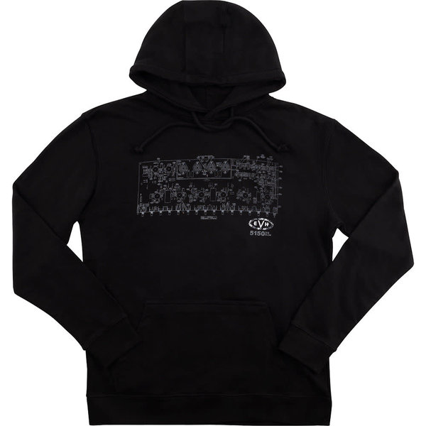 EVH® Schematic Fleece Black X Large